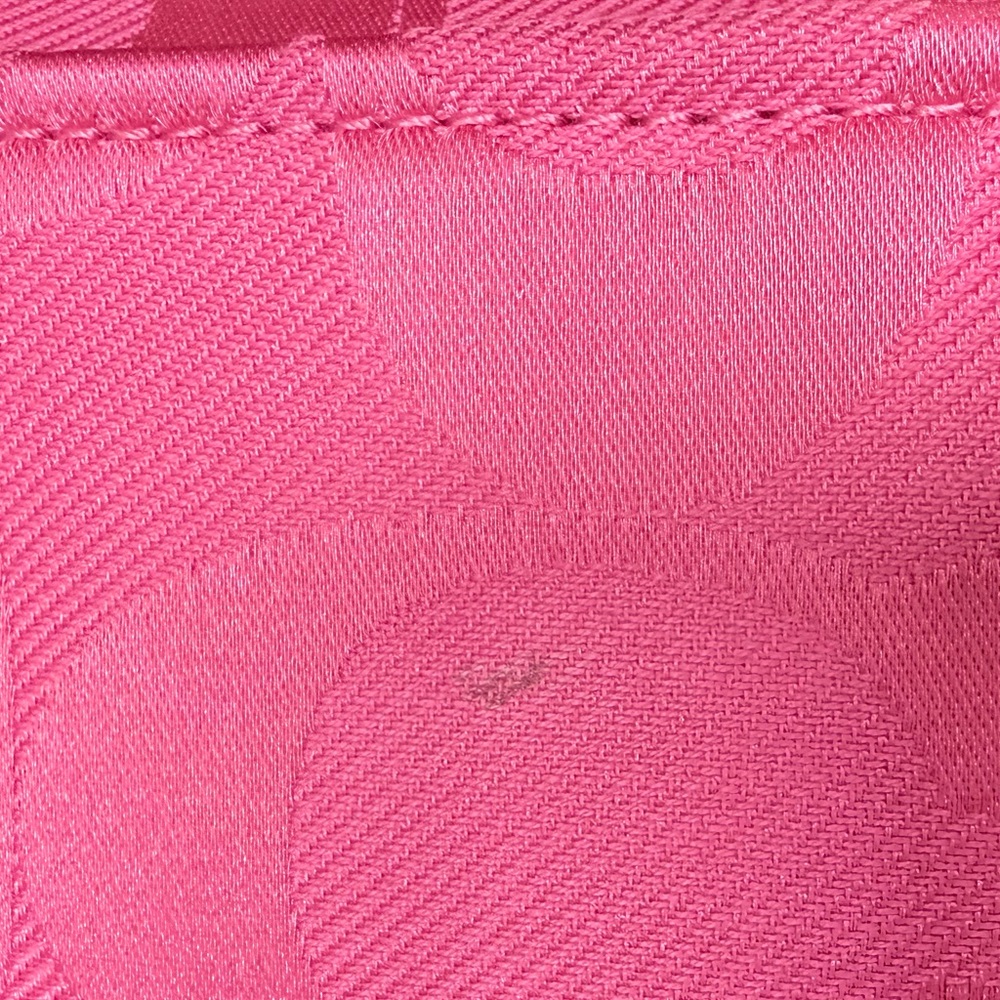 Coach Pink Signature C Nylon Crossbody Bag Rare Clear Daisy Flower Charm Hangtag - Picture 12 of 16